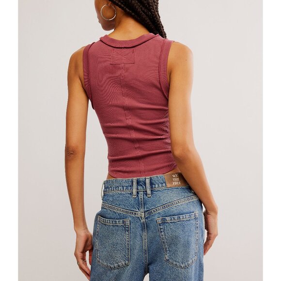 🆕 FREE PEOPLE Kate Tee / Wild Ginger - Picture 3 of 5